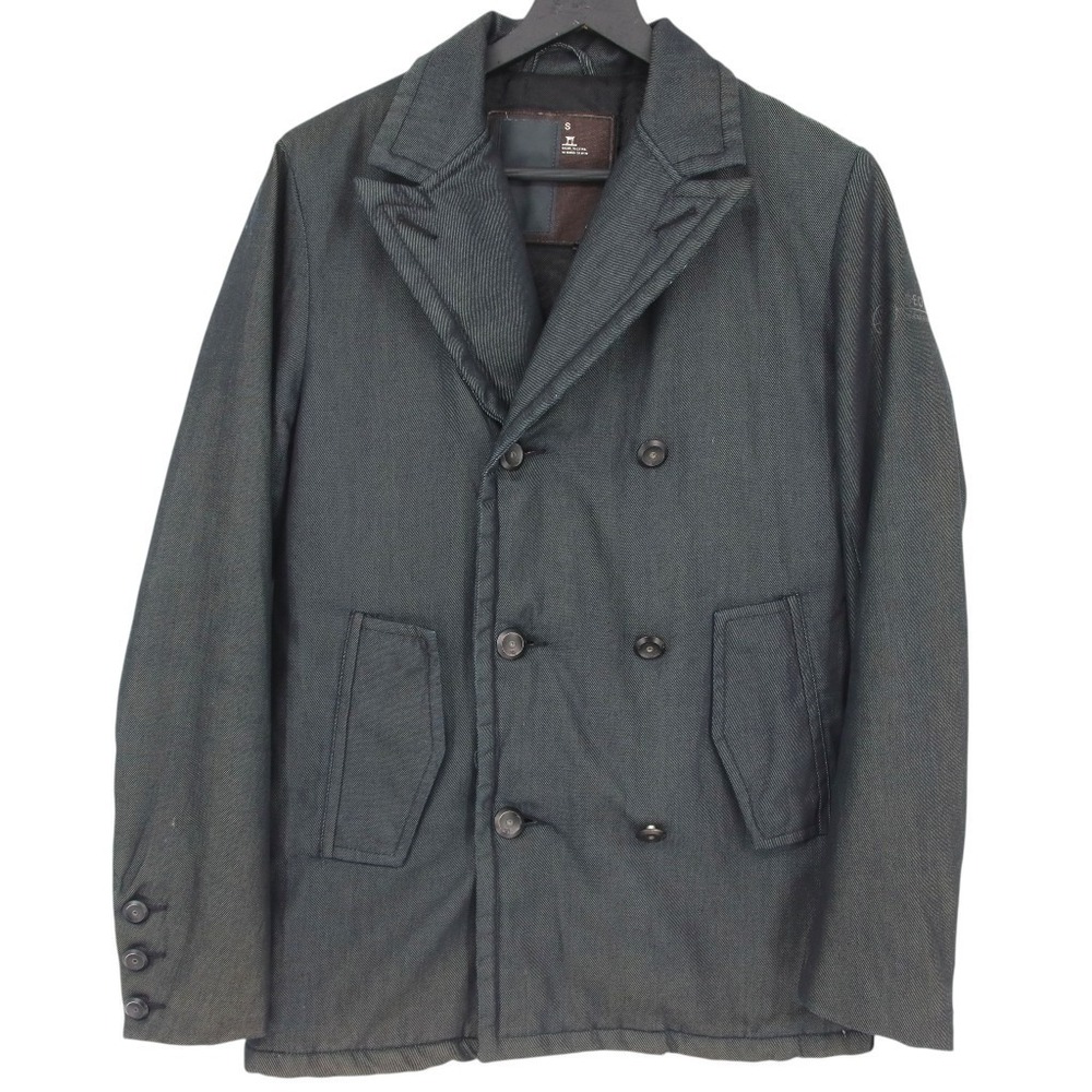 G-Star Raw SED 5204 Men's Size S Gray Double Breasted Button Pea Coat Jacket